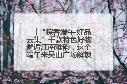 “粽香端午·好品云集”千款特色好物邂逅江南雅韵，这个端午来吴山广场解锁“浙里烟火气”