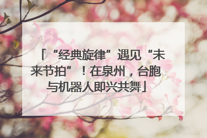 “经典旋律”遇见“未来节拍”！在泉州，台胞与机器人即兴共舞