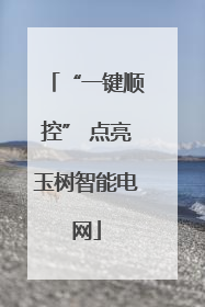 “一键顺控” 点亮玉树智能电网
