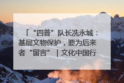 “四普”队长冼永城：基层文物保护，要为后来者“留言”｜文化中国行·我在广东找文物