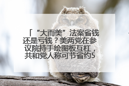 “大而美”法案省钱还是亏钱？美两党在参议院持手绘图板互杠，共和党人称可节省约5000亿美元，民主党人称将增加4.45万亿美元赤字