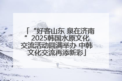 “好客山东 泉在济南”2025韩国水原文化交流活动圆满举办 中韩文化交流再添新彩