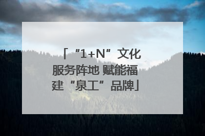 “1+N”文化服务阵地 赋能福建“泉工”品牌