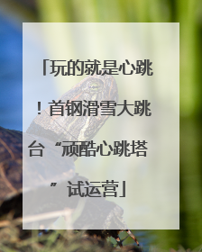 玩的就是心跳！首钢滑雪大跳台“顽酷心跳塔”试运营