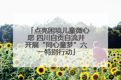 点亮困境儿童微心愿 四川自贡自流井开展“同心童梦”六一特别行动