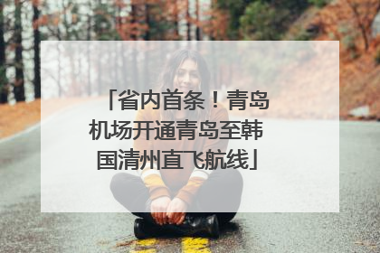 省内首条！青岛机场开通青岛至韩国清州直飞航线
