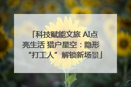 科技赋能文旅 AI点亮生活 猎户星空：隐形“打工人”解锁新场景