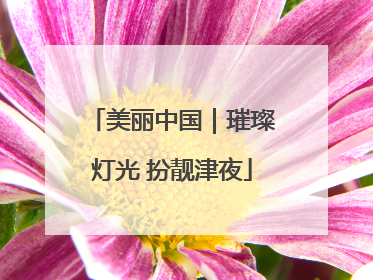 美丽中国｜璀璨灯光 扮靓津夜