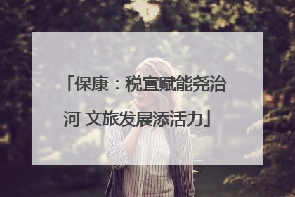 保康：税宣赋能尧治河 文旅发展添活力