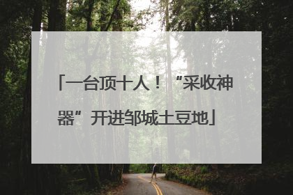 一台顶十人！“采收神器”开进邹城土豆地