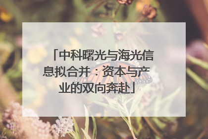 中科曙光与海光信息拟合并：资本与产业的双向奔赴