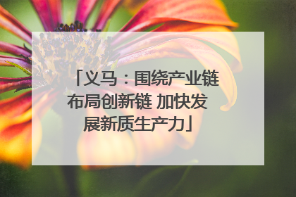 义马：围绕产业链布局创新链 加快发展新质生产力