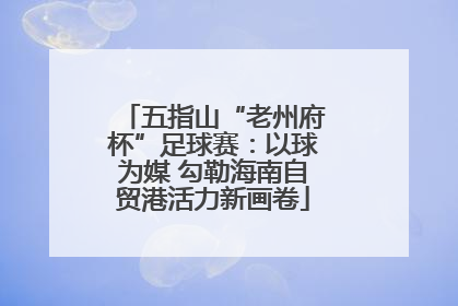 五指山“老州府杯”足球赛：以球为媒 勾勒海南自贸港活力新画卷