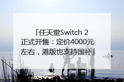 任天堂Switch 2正式开售：定价4000元左右，港版也支持国补