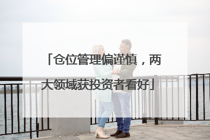 仓位管理偏谨慎，两大领域获投资者看好