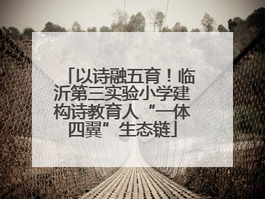 以诗融五育！临沂第三实验小学建构诗教育人“一体四翼”生态链