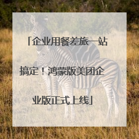 企业用餐差旅一站搞定！鸿蒙版美团企业版正式上线