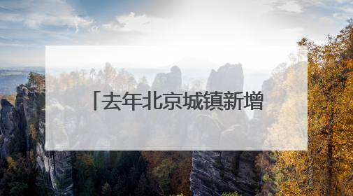 去年北京城镇新增就业29.9万人