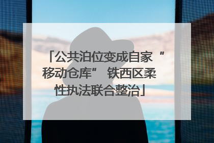 公共泊位变成自家“移动仓库” 铁西区柔性执法联合整治