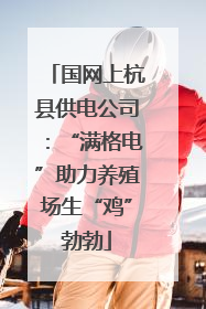 国网上杭县供电公司：“满格电”助力养殖场生“鸡”勃勃