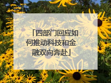 四部门回应如何推动科技和金融双向奔赴