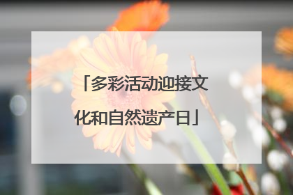 多彩活动迎接文化和自然遗产日