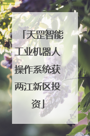 天罡智能工业机器人操作系统获两江新区投资