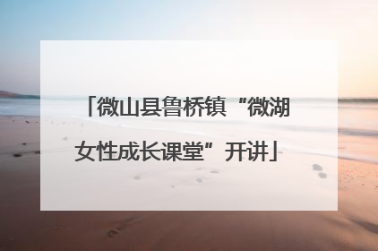 微山县鲁桥镇“微湖女性成长课堂”开讲