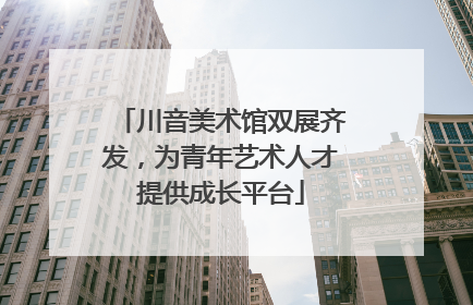 川音美术馆双展齐发，为青年艺术人才提供成长平台