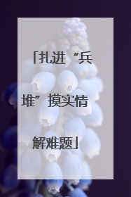 扎进“兵堆”摸实情解难题
