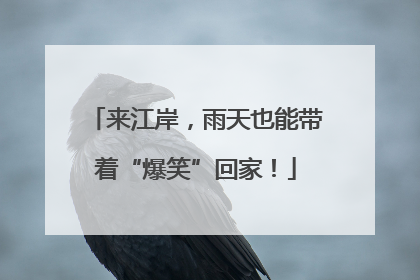 来江岸，雨天也能带着“爆笑”回家！