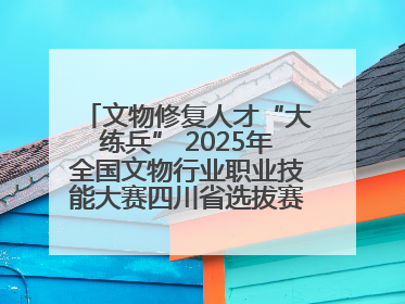 文物修复人才“大练兵” 2025年全国文物行业职业技能大赛四川省选拔赛即将启幕