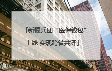 新疆兵团“医保钱包”上线 实现跨省共济