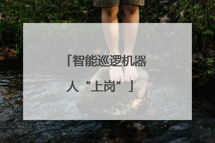 智能巡逻机器人“上岗”