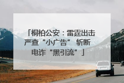 桐柏公安：雷霆出击严查“小广告” 斩断电诈“黑引流”
