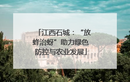 江西石城：“放蜂治蚜”助力绿色防控与农业发展