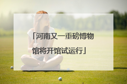 河南又一重磅博物馆将开馆试运行