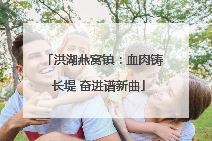 洪湖燕窝镇：血肉铸长堤 奋进谱新曲