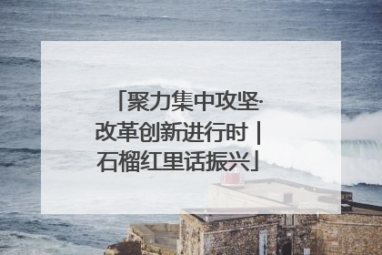 聚力集中攻坚·改革创新进行时｜石榴红里话振兴