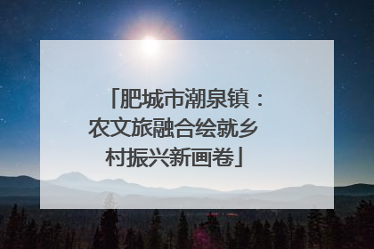 肥城市潮泉镇：农文旅融合绘就乡村振兴新画卷