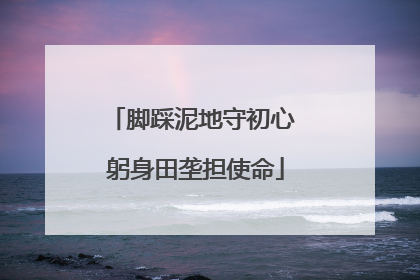 脚踩泥地守初心 躬身田垄担使命