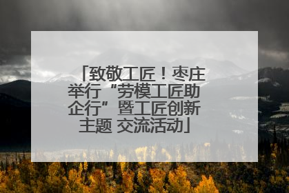 致敬工匠！枣庄举行“劳模工匠助企行”暨工匠创新主题 交流活动