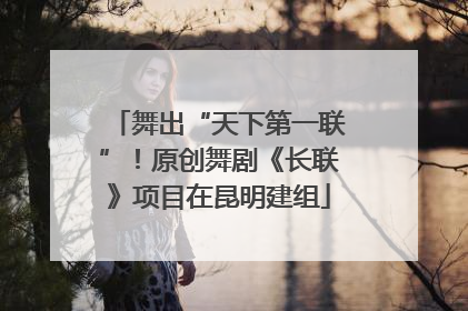 舞出“天下第一联”！原创舞剧《长联》项目在昆明建组