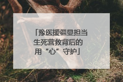 豫医援疆显担当 生死营救背后的用“心”守护