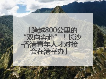 跨越800公里的“双向奔赴”！长沙-香港青年人才对接会在港举办