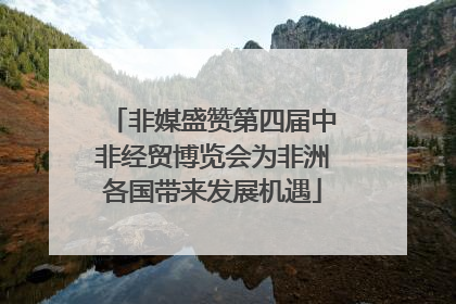 非媒盛赞第四届中非经贸博览会为非洲各国带来发展机遇