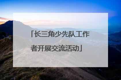 长三角少先队工作者开展交流活动