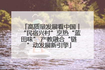 高质量发展看中国丨“民宿兴村”烹热“蓝田味” 产教融合“链”动发展新引擎