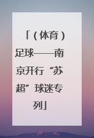 （体育）足球——南京开行“苏超”球迷专列