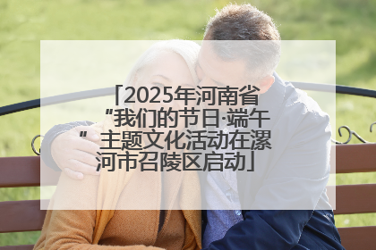 2025年河南省“我们的节日·端午”主题文化活动在漯河市召陵区启动